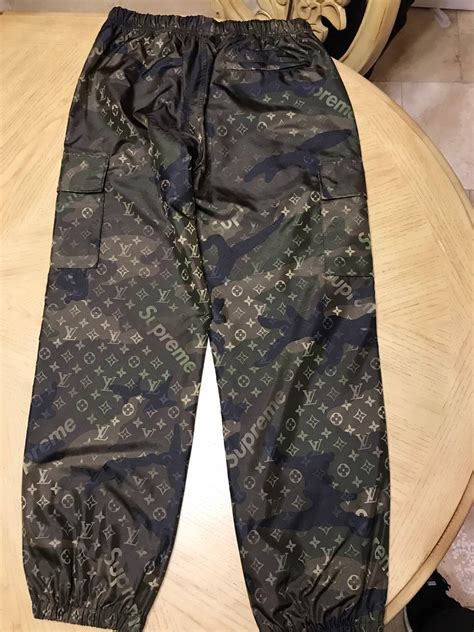 supreme x louis vuitton track pants replica|louis vuitton supreme box logo.